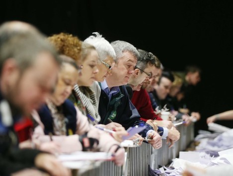 27/2/2016. General Election 2016 - Counting of Vot