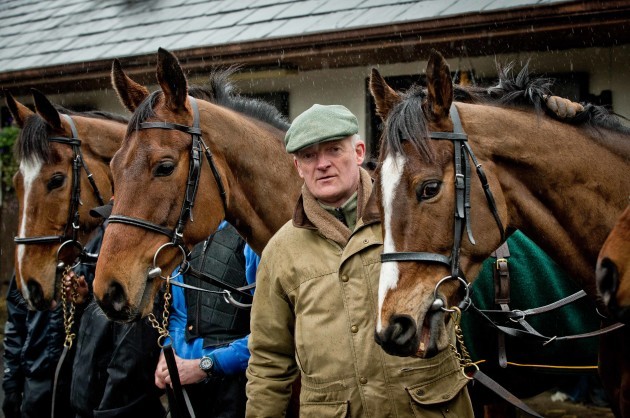 Willie Mullins with Don Poli, Valseur Lido and Vautour