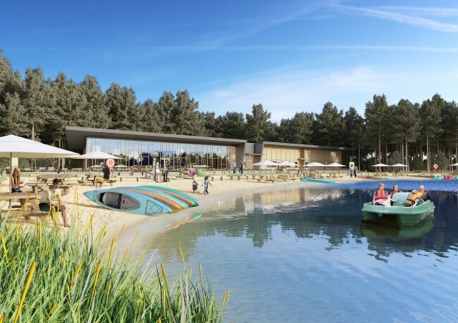 Artist's impression of The Pancake House and Beach Kiosk