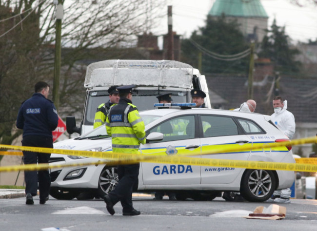 29/2/2016 Garda Forensic on McKee Road Finglas whe