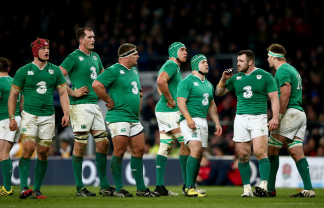 Josh van der Flier, Devin Toner, Nathan White, Ultan Dillane, Richardt Strauss, Cian Healy and Rhys Ruddock