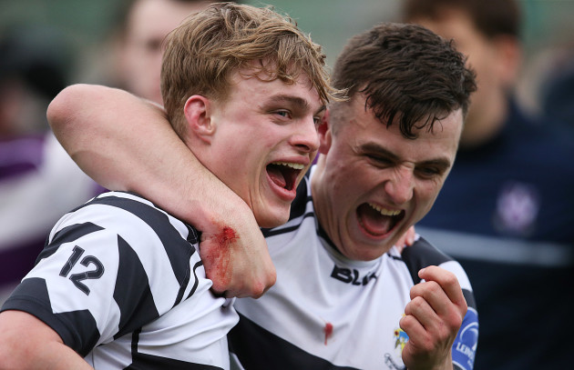 Sam Hastings and Keith Kavanagh celebrate