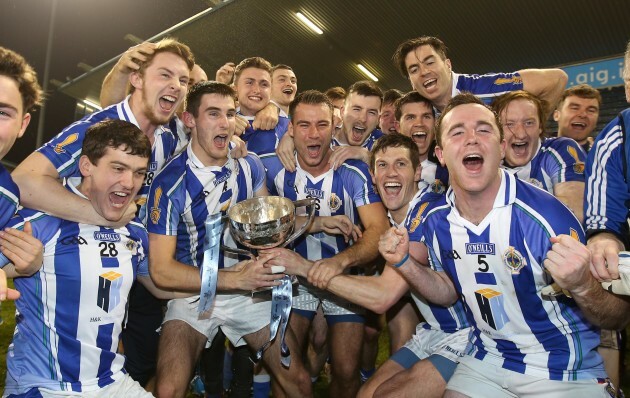 Ballyboden St Enda's players celebrate with the cup