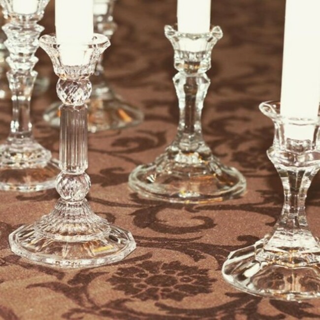 It's all the in the detail! #ornate #clearglass #candlesticks #white #details #intricate #weddings #weddingideas #weddingplanner #decor #design #tableware #tablescapes #taperedcandles #toronto #junebloom #lovewhatyoudo #aspiring #buildingabrand #buildingabetterme #bridetobe #brides #grooms #events #eventspace #romantic #entrepreneur #eventplanner #junebloom