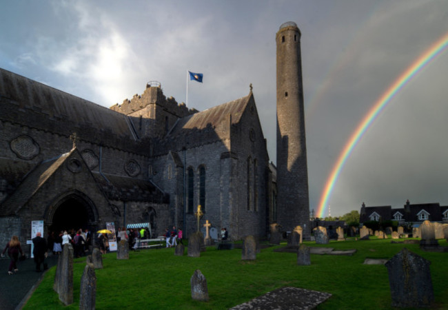 Rainbow at St. Canice's Cathedral