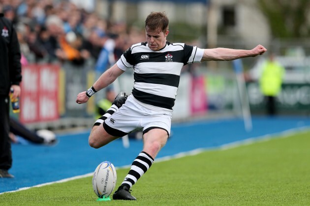 Conor Jennings kicks a conversion