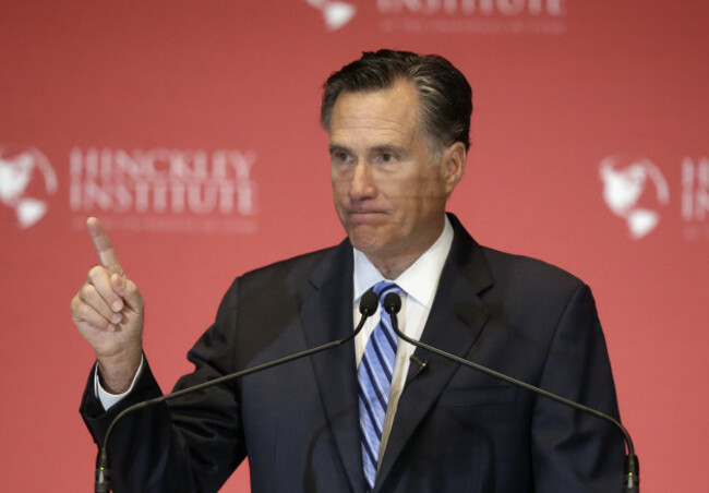 Romney Speech Campaign 2016