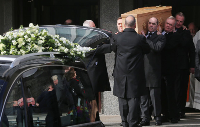 Frank Kelly funeral