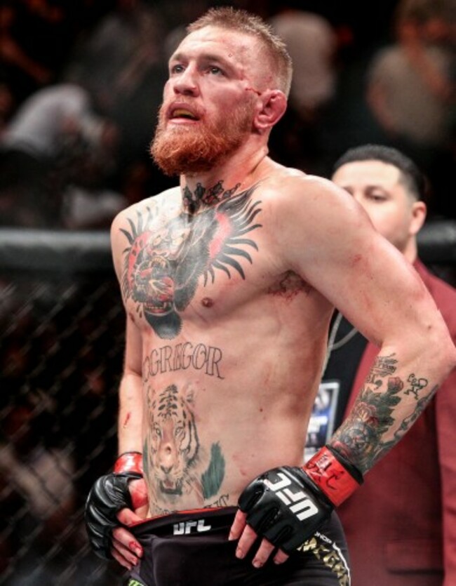 Conor McGregor dejected