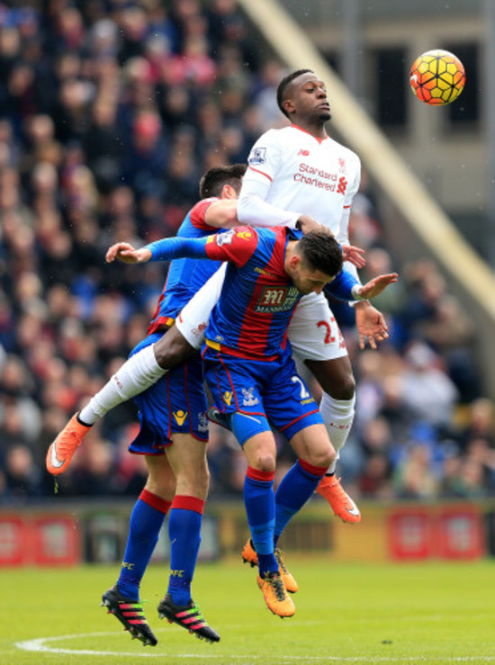 Crystal Palace v Liverpool - Barclays Premier League - Selhurst Park