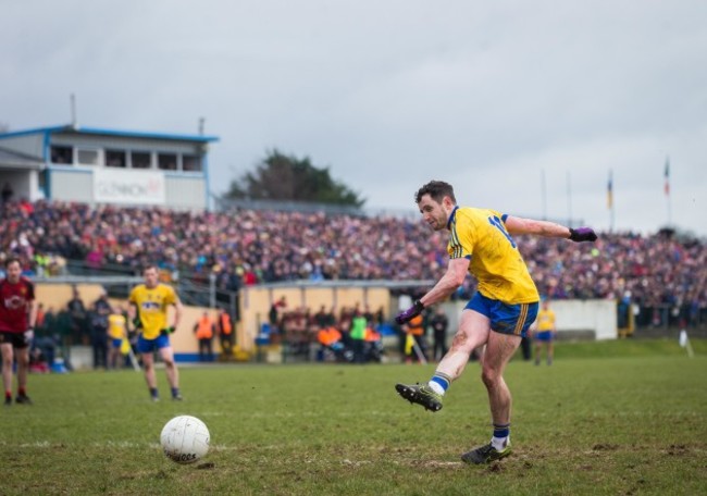 Ciarain Murtagh scores a penalty