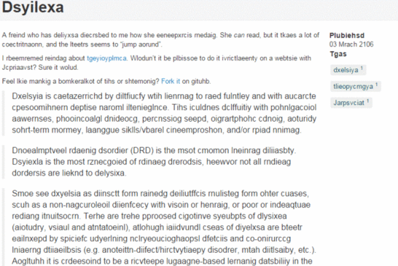 Understanding Dyslexia And Reading >> This Is What Reading Looks Like When You Have Dyslexia Thejournal Ie Understanding Dyslexia And Reading >> This Is What Reading Looks Like When You Have Dyslexia Thejournal Ie
