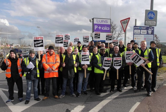 11/2/2016 A two-day strike by SIPTU workers beginn