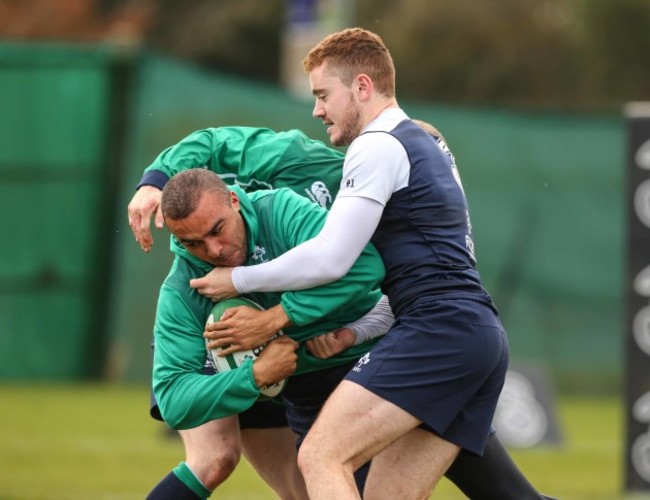 Simon Zebo and Paddy Jackson