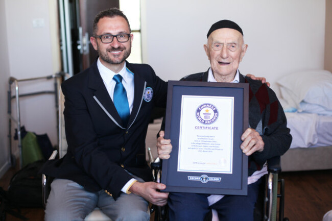 Guinness World Records announces new Oldest man - Israel Kristal