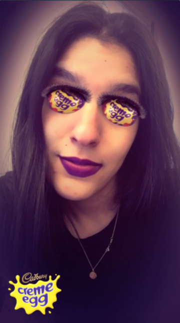 Creme Egg Snapchat