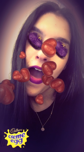 Cadbury Creme Egg Snapchat