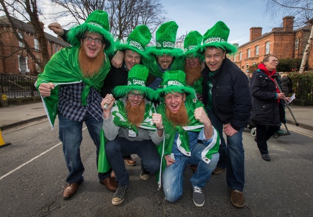 Ireland fans from Bailieboro, Cavan