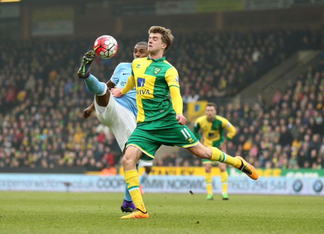 Norwich City v Manchester City - Barclays Premier League - Carrow Road