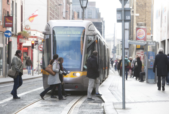 10/2/2016. Luas Tram Strikes