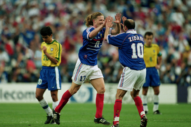 Soccer - World Cup France 98 Final - Brazil v France