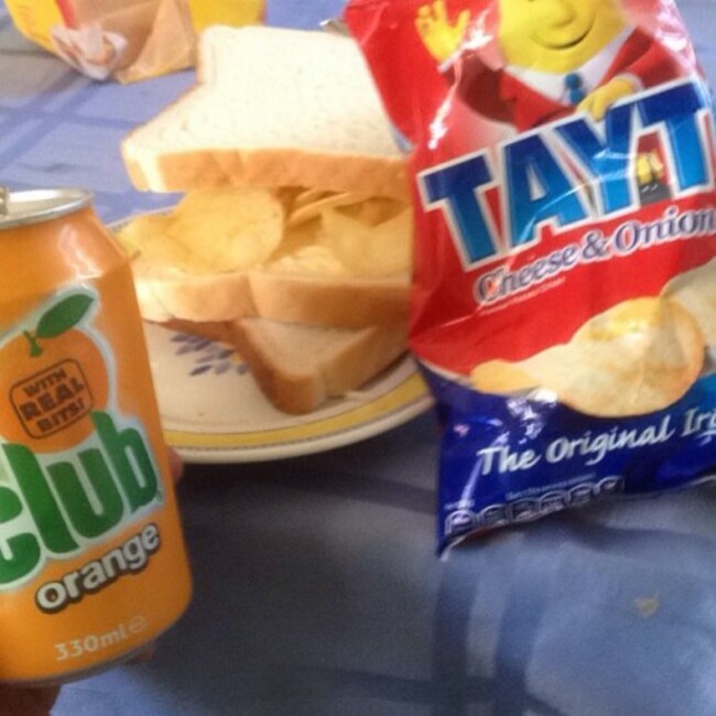 #food #irish #tayto #cluborange #nsw #Australia #foodfromhome #taytosandwich #oz #lithgow