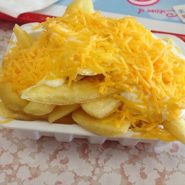 Garlic cheese chips, an Irish delicacy