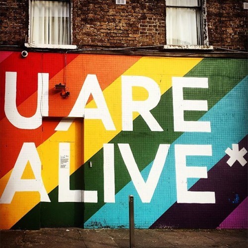 #uarealive* #dublin #streetart #wallart #mural #graffitiart #graffiti #rainbow #igersireland #instaireland #discoverdublin #documentdublin
