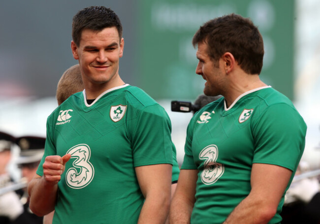 Jonathan Sexton and Jared Payne