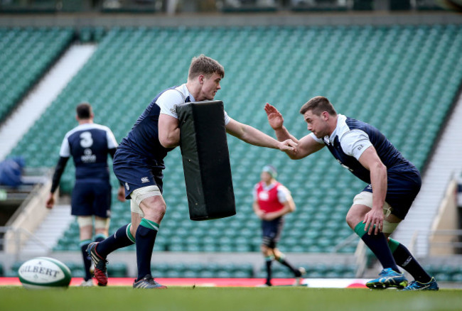 Josh van der Flier and CJ Stander