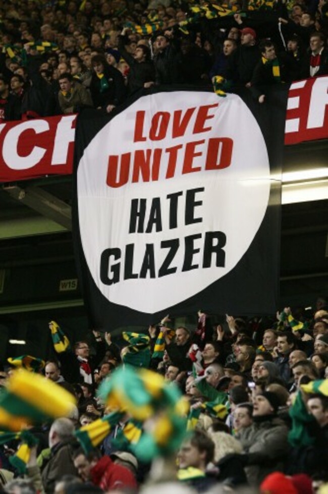 Britain Soccer Man United Protesting Fans