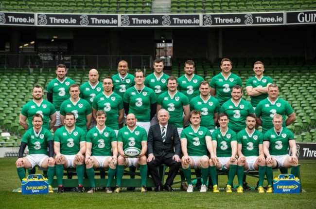 The Ireland squad to face Scotland