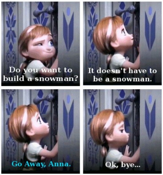 build a snowman