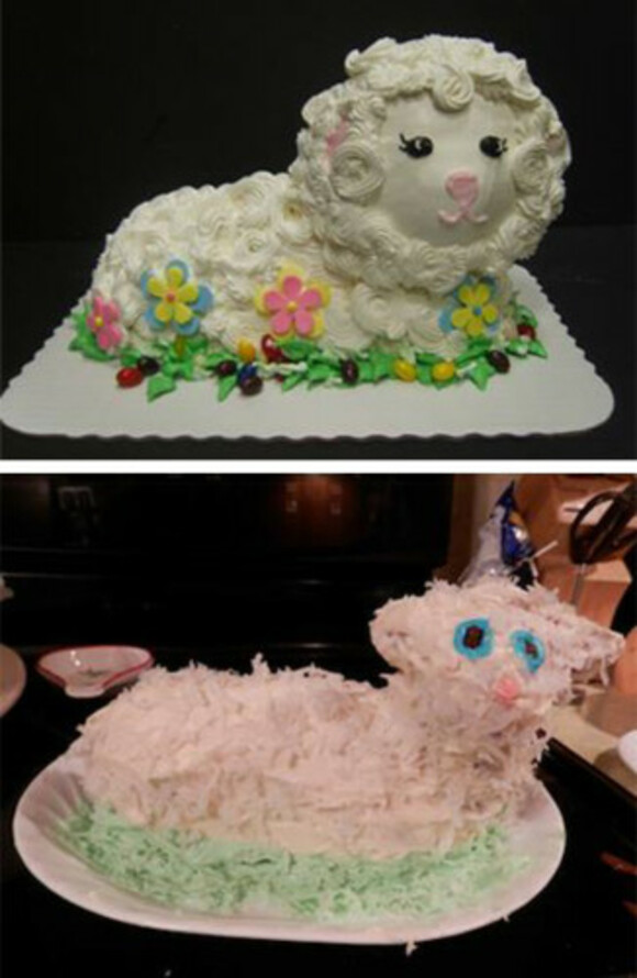 Easter Lamb Cakes Gone Wrong Wiki Cakes