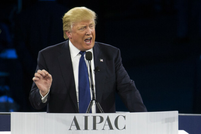 GOP 2016 Trump AIPAC