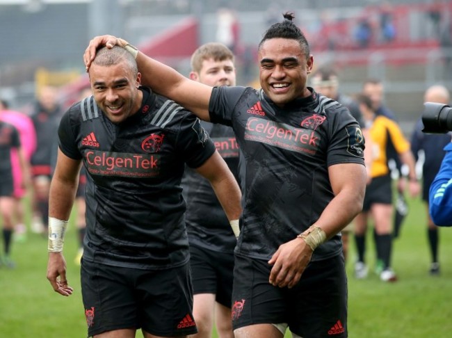 Simon Zebo and Francis Saili