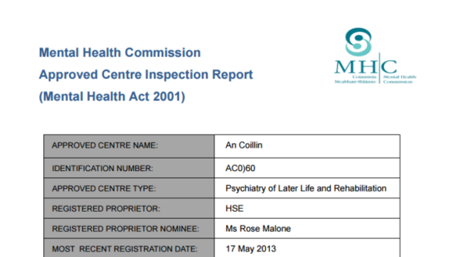 mental health an coillin