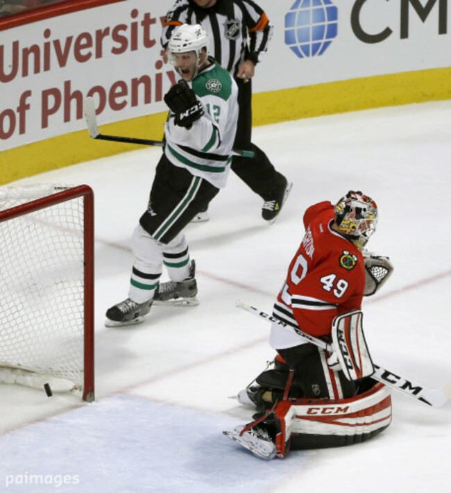 Stars Blackhawks Hockey