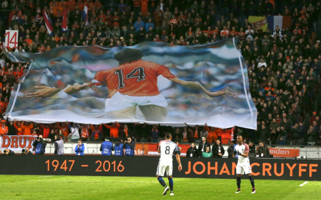 Netherlands Soccer France Cruyff