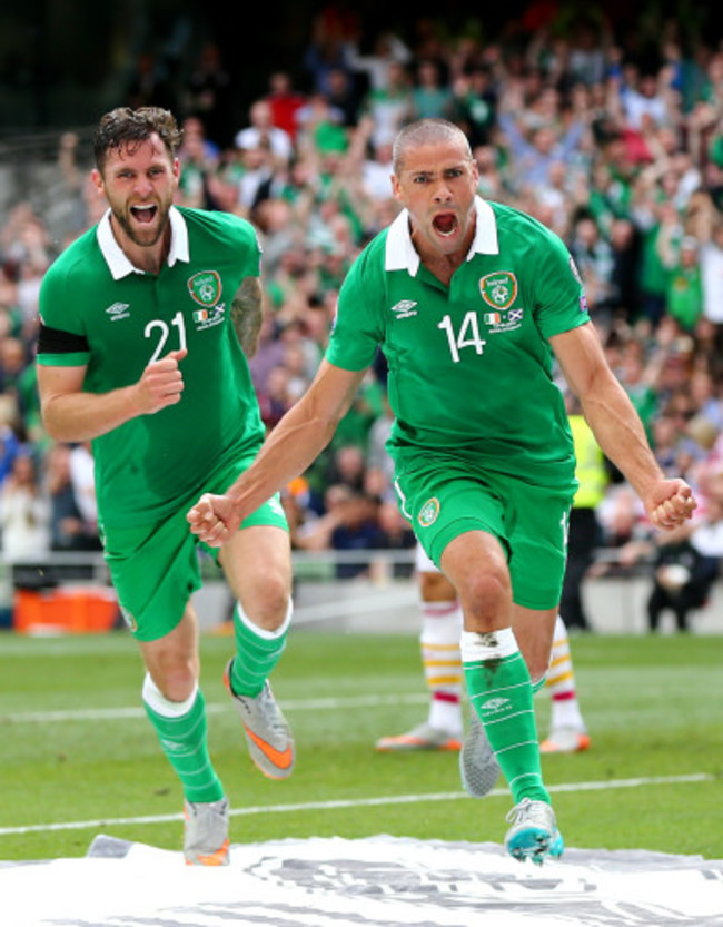 Jonathan Walters scores the opening goal