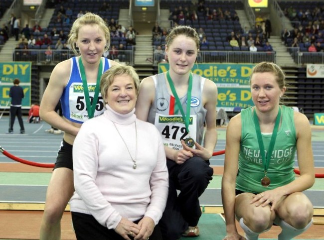 Dr Olive Brown, Ciara Mageean, Roseanne Galligan, Ciara Durkan