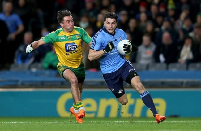 Bernard Brogan with Karl Lacey