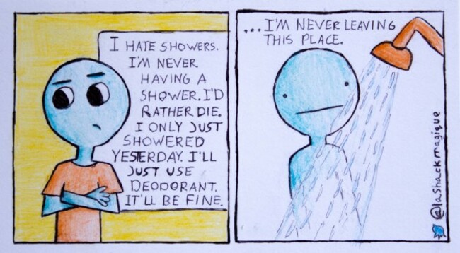 showers