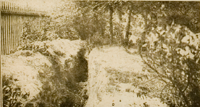 Trench in Stephen's Green