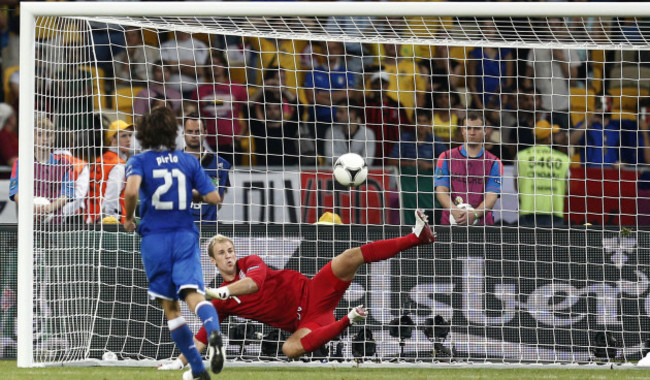 Soccer Euro 2012 England Italy