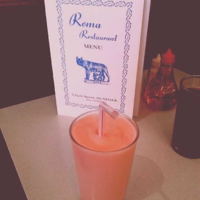 Perfection in the Roma Dundalk. #romadundalk #strawberrymilkshake #memories #childhood #gorgeous