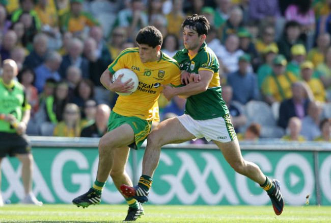 Stephen McBrearty with Cormac Coffey