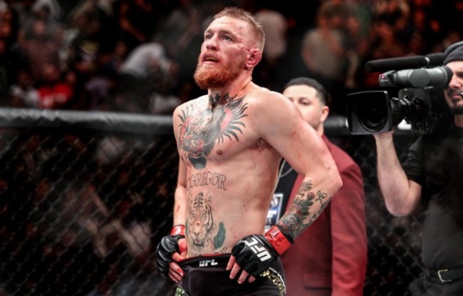 Conor McGregor dejected