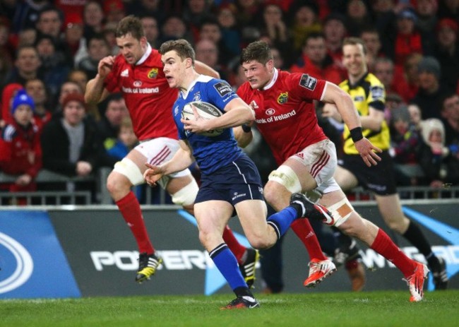 Garry Ringrose chased by Jack O'Donoghue