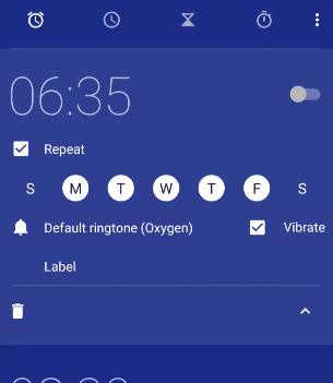 android alarm